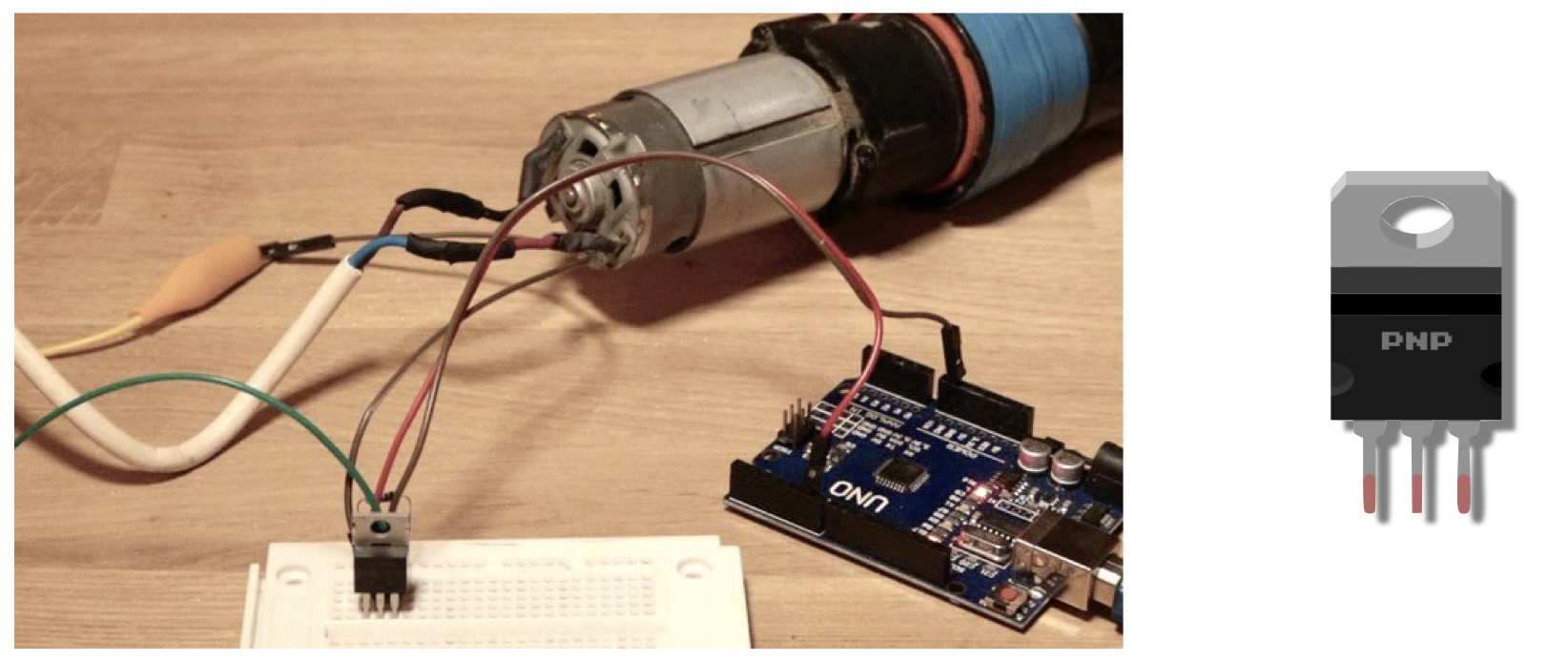 Using Large Loads with Arduino using a Transistor