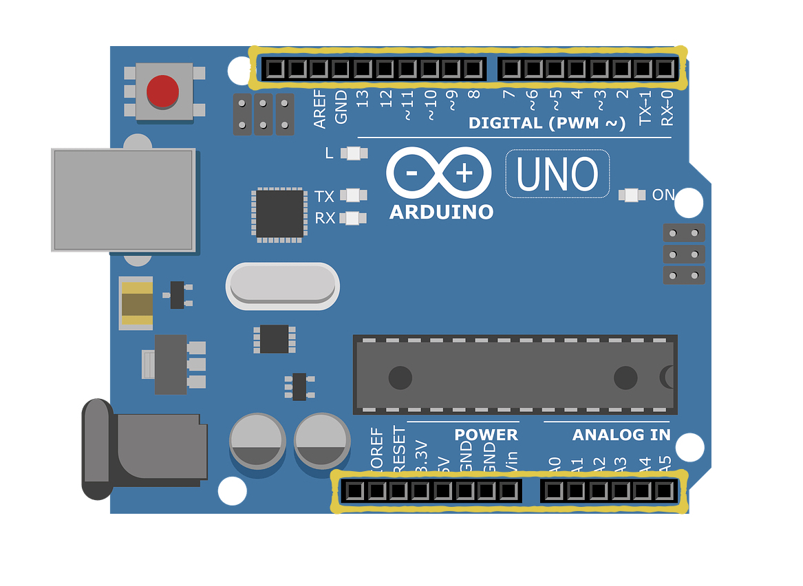 Pins on an Arduino Board